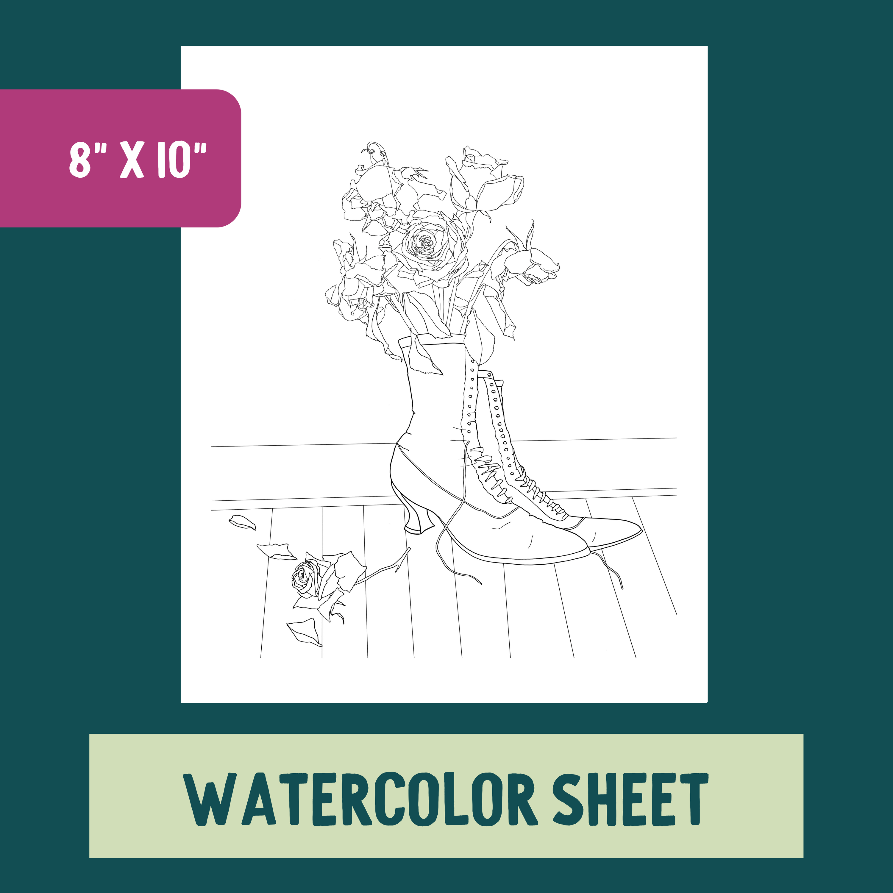 *Individual Sheet* Witch Boots