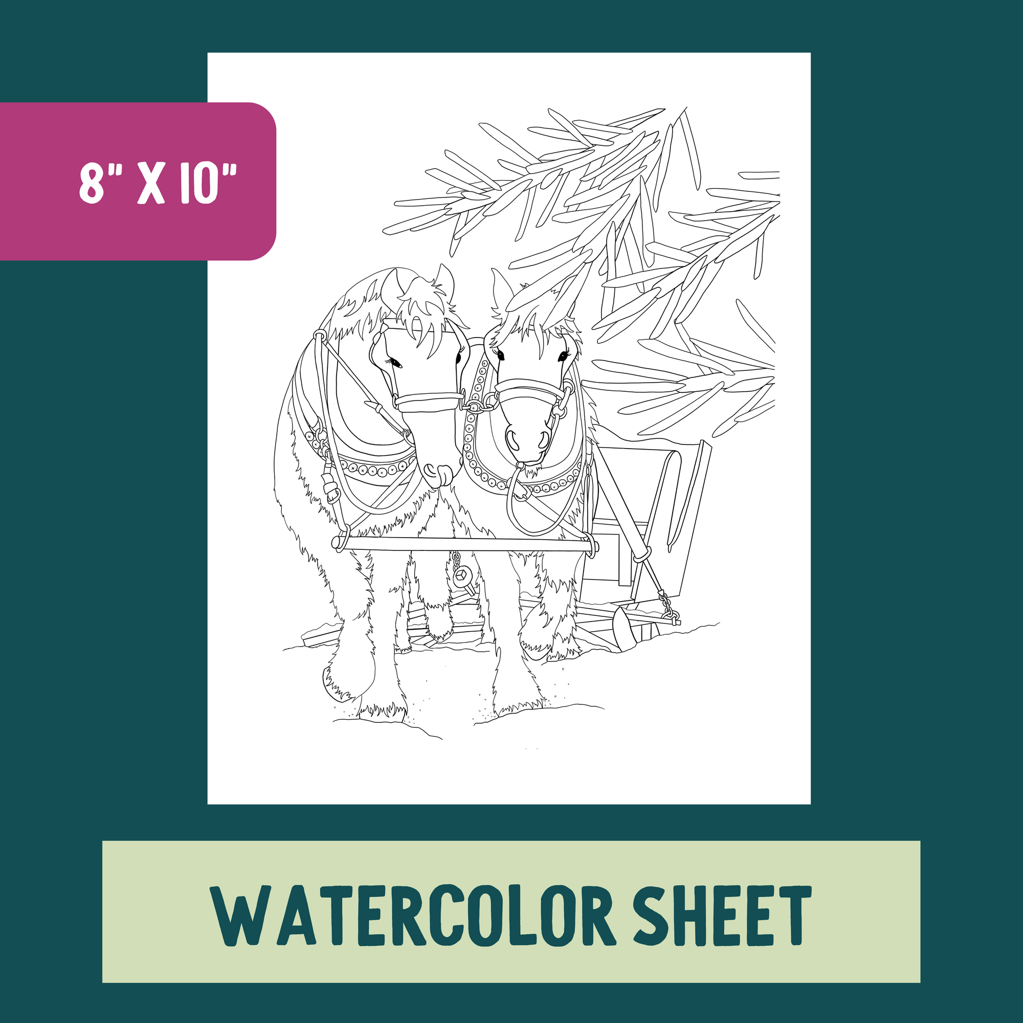 *Individual Sheet* Sleigh Ride
